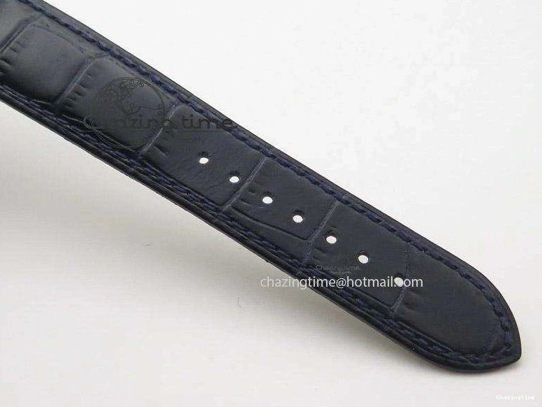 0701 De Ville MK 1:1 Best Edition SS Blue Dial On Black Leather Strap A Lightweight 8258